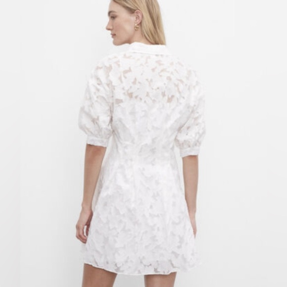 Club Monaco Size 8 sculptural patterned dress - Picture 5 of 6